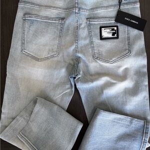 Dolce & Gabbana Men's Light Gray Slim Jeans